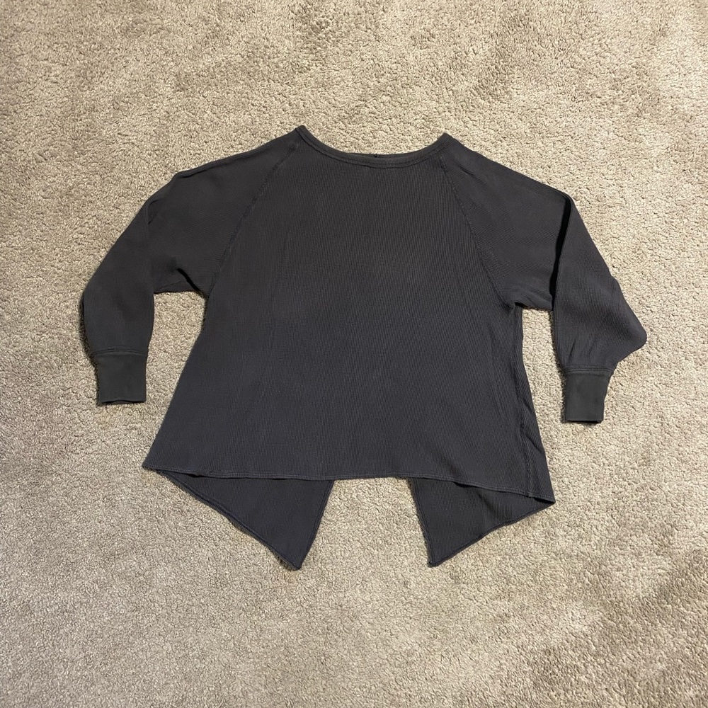 Free People Women’s Revolve Slit Back Oversized Amelia Thermal.